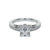 Regal Radiance “ Ascher Moissanite Solitaire Ring