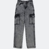 Denim Cargo Pants