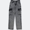 Denim Cargo Pants