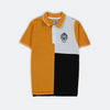 Contrast Paneled Polo