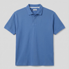 Men’S Blue V-Neck Collar Polo