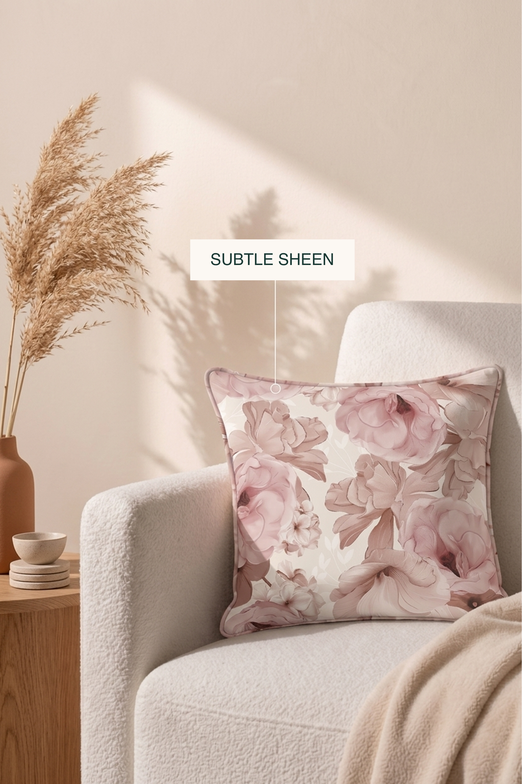 Clementine Sateen Cushion Cover – view 4