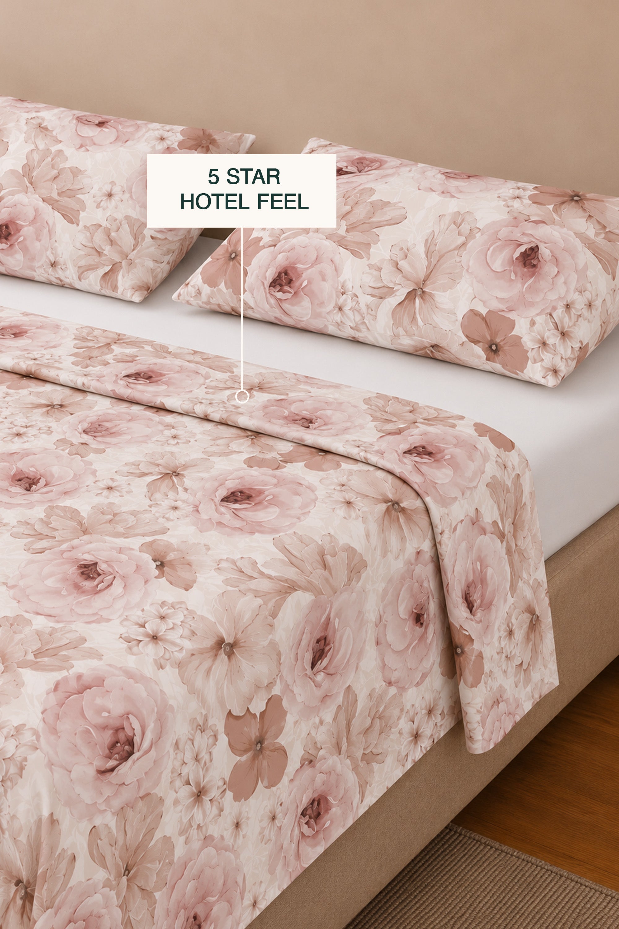 Clementine Sateen Bed Sheet Set – view 2