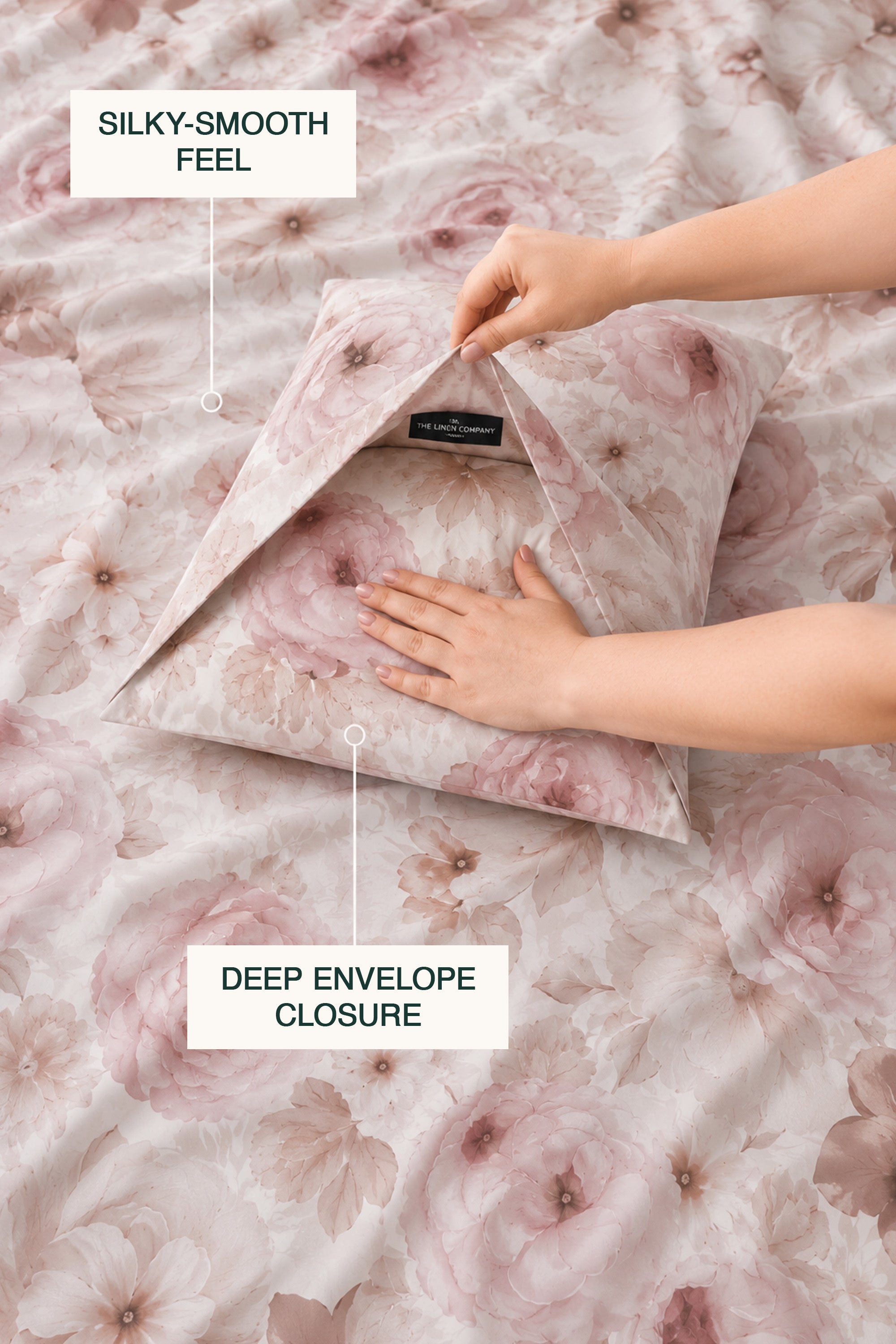 Clementine Sateen Bed Sheet Set – view 5