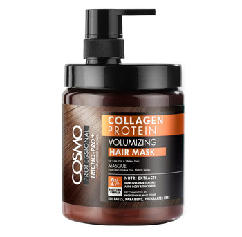 Cosmo Professional Collagen Protein Volumizing Hair Mask 1000Ml - Mmall