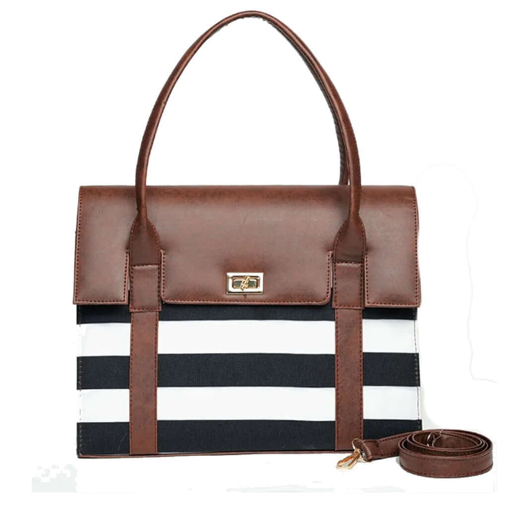 Darwin Brown women's shoulder bag in brown by Bag X