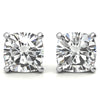 Beauty Of Cushion Cut With Amazing Shine And Luster In These Stud.