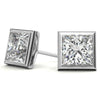 Embedded with 1 Carat Each GRA Certified Moissanite