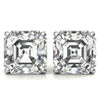 Ascher Cut Moissanite Stud