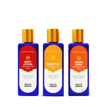 Fragrance Free Soap, Unscented toiletries, Hajj & Umrah toiletries