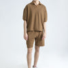 3D Jacquard Textured Short