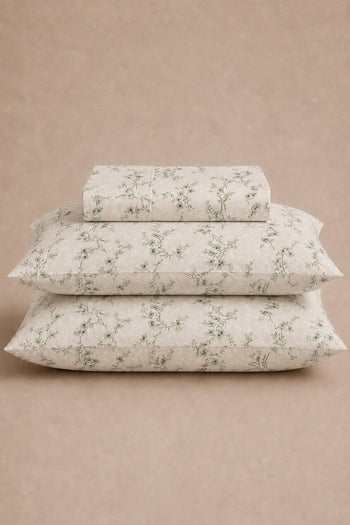 Emerald Oasis Percale Bed Sheet Set