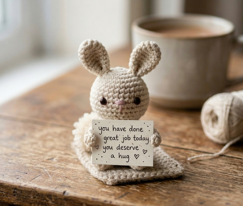 Pyaari Bunny — Handmade Crochet Hug Bunny Gulyarn
