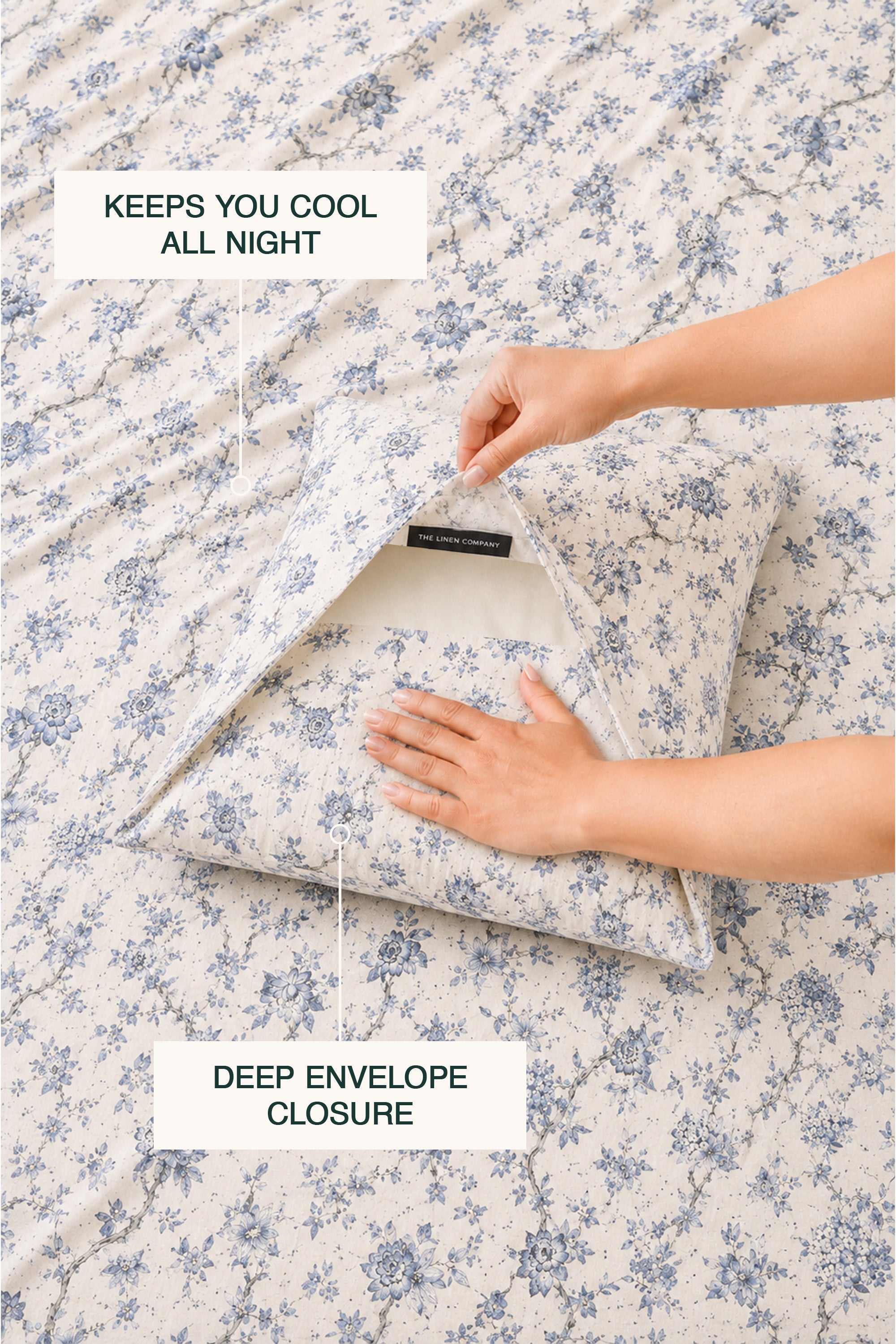 Eventide Percale Bed Sheet Set – view 4
