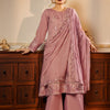 Safwa | Elysian Pink - 3PC Unstitched Suit (FAR04)