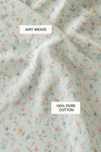 Floral Cipher Percale Cushion Cover – view 3