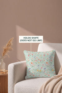 Floral Cipher Percale Cushion Cover – view 5