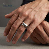 Cross line Ring