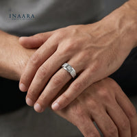 Descent Solitaire Ring