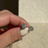 4 Prongs Moissanite Studd
