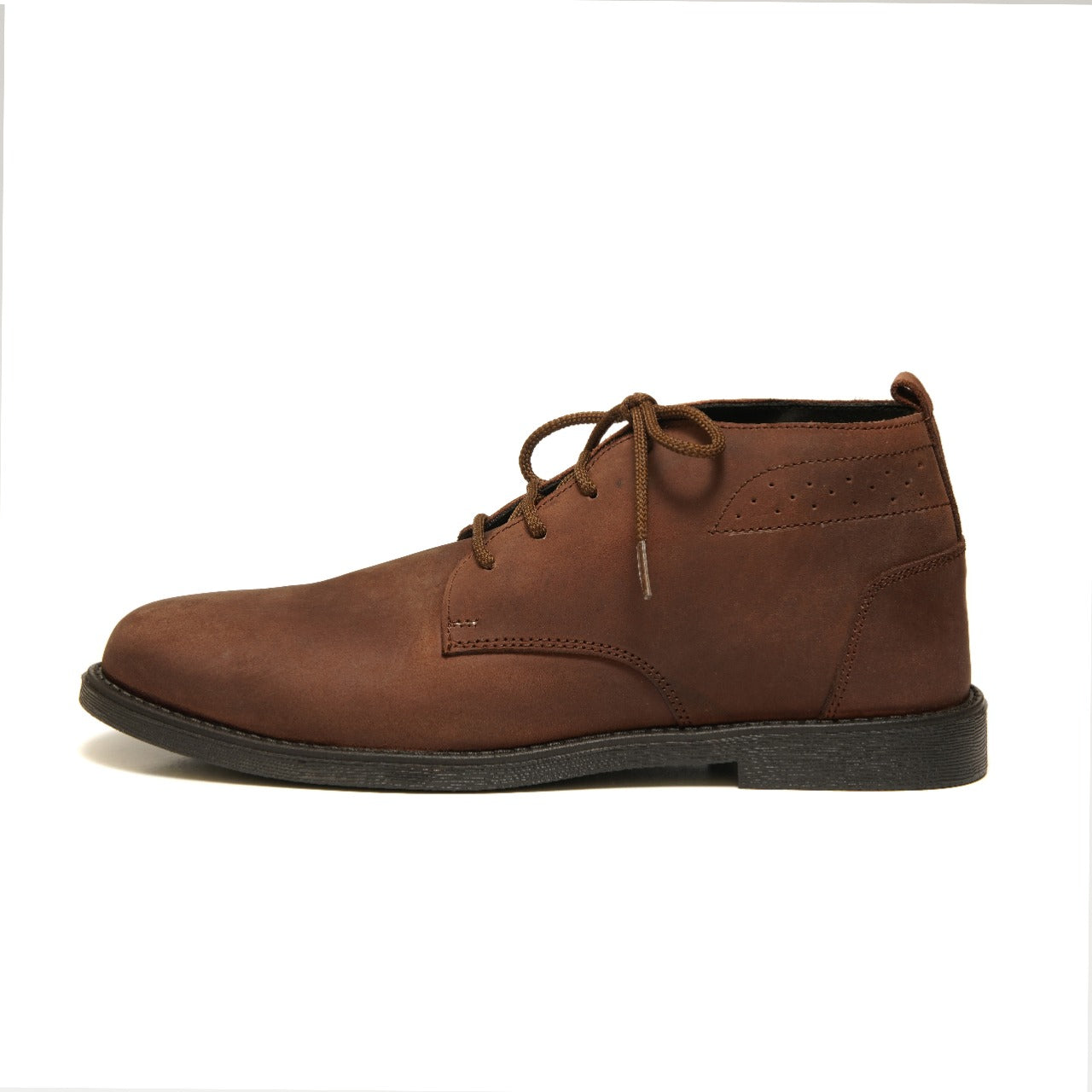 SKU:1003-Oily Cow Leather Chukka boots - DeVogue