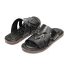 702-Black Chappal Style Pure Cow Leather Shoes Trending Shoes