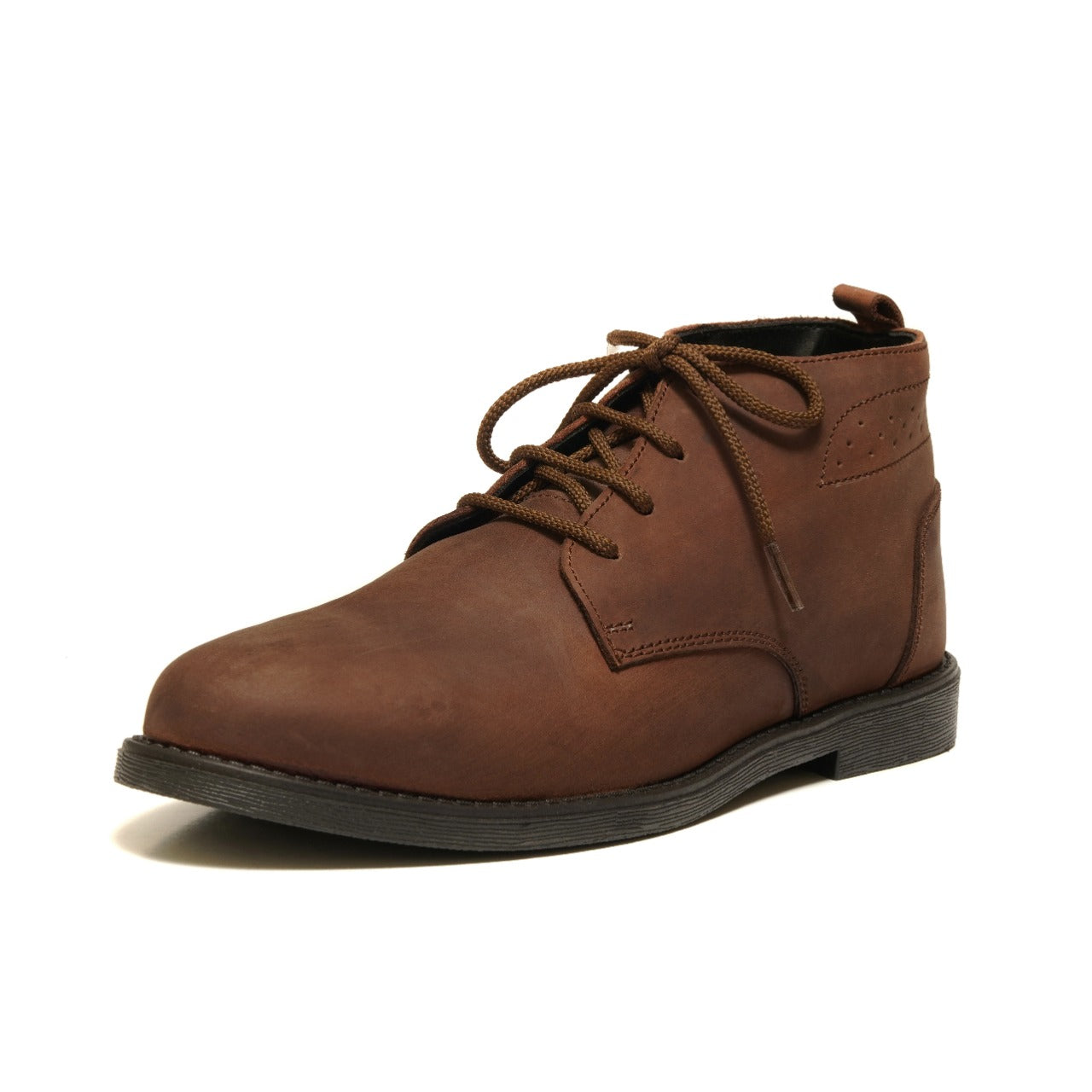 SKU:1003-Oily Cow Leather Chukka boots - DeVogue