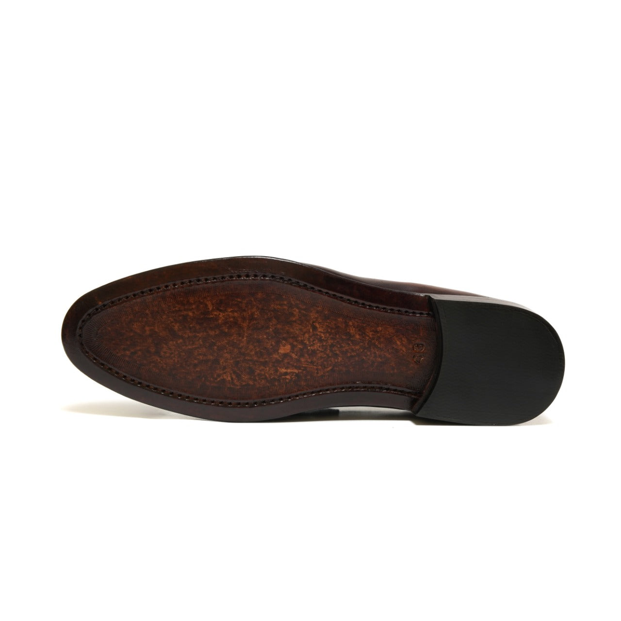 4011-Patina Cow Leather Formal Horse Bit Style - DeVogue