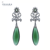 Green Zircon Earrings
