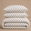 Indigo Medallion Percale Duvet Set