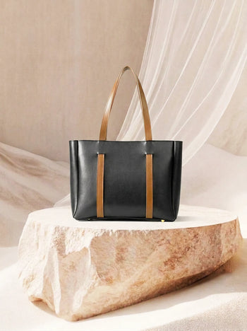 Iris Black women's tote bag in black by Bag X