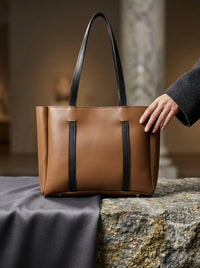 Iris Brown women's tote bag in brown by Bag X