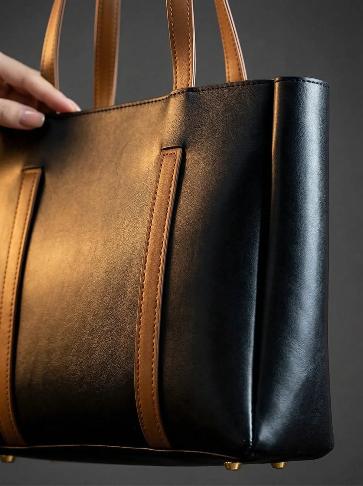 Iris Black women's tote bag in black by Bag X
