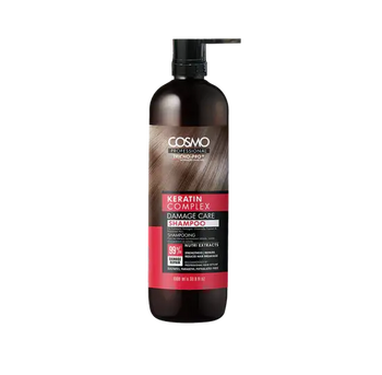 Cosmo Professional Keratin Complex Damage Care Shampoo 1000Ml - Mmall