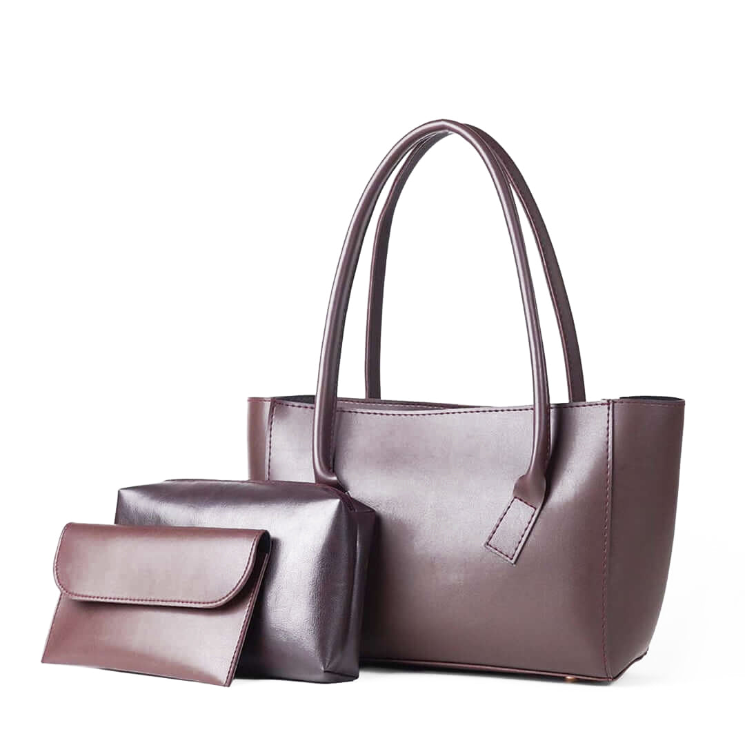 Luna Maroon women's shoulder bag in maroon by Bag X
