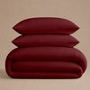 T200 Maroon Duvet Cover Set