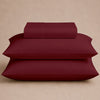 T200 Maroon Bed Sheet Set