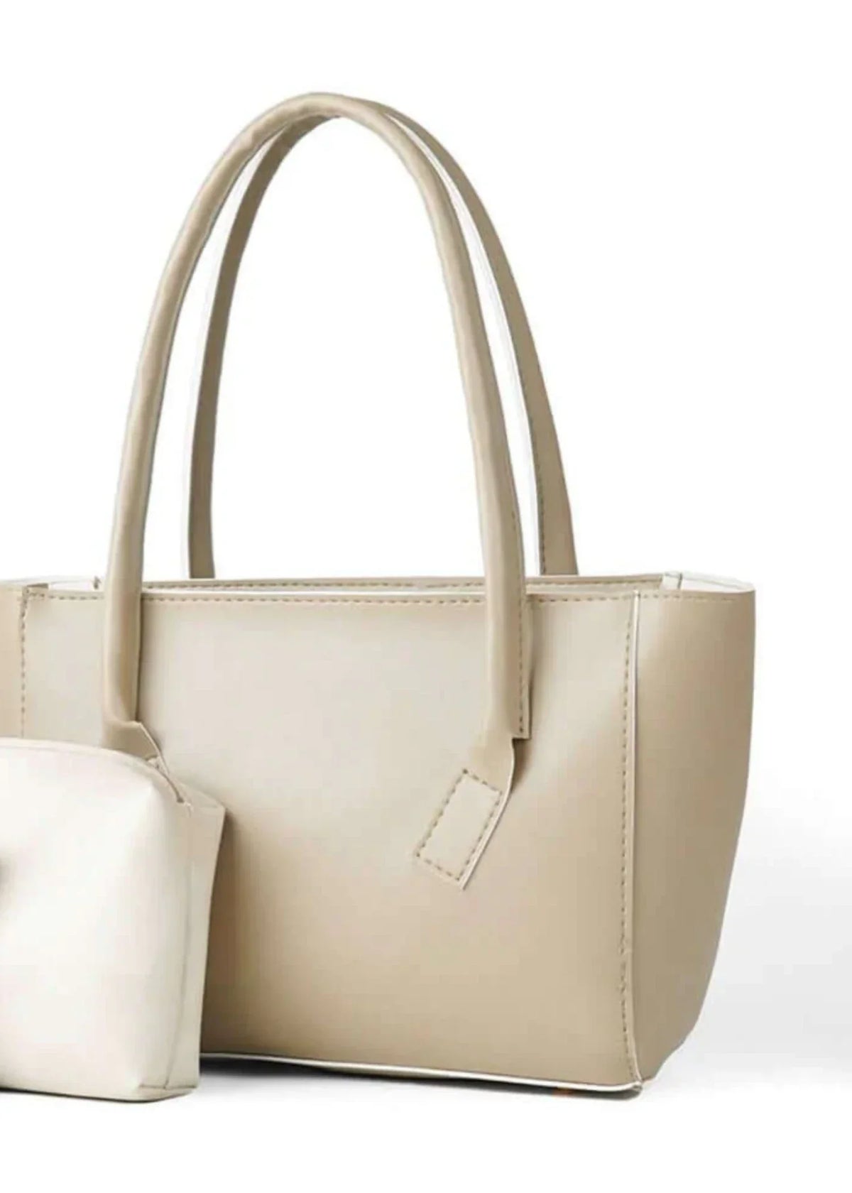 Luna Beige women's shoulder bag in beige by Bag X