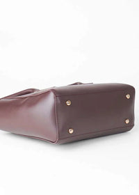 Luna Maroon women's shoulder bag in maroon by Bag X