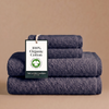 Navy Organic Towels (Set of 4)
