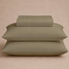 T200 Olive Bed Sheet Set