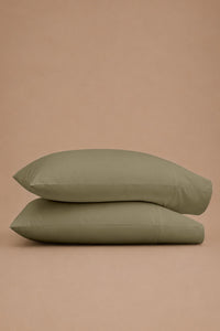 T200 Olive Pillowcases