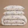 Pale Botanica Percale Duvet Cover set