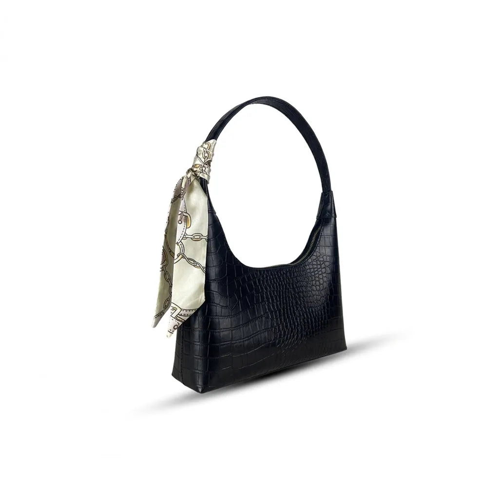 Paris Black women's shoulder bag in black by Bag X
