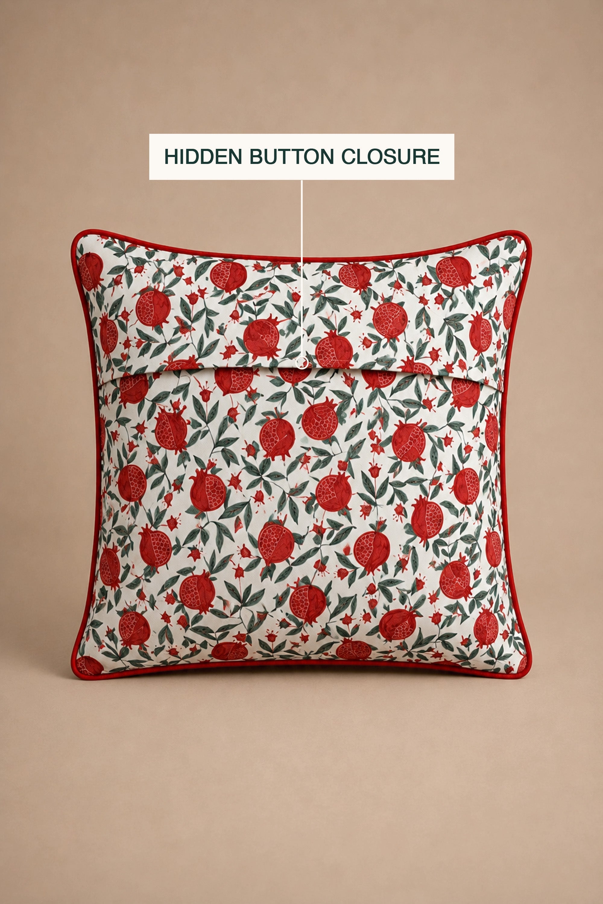 Pomme Noir Sateen Cushion Cover – view 5
