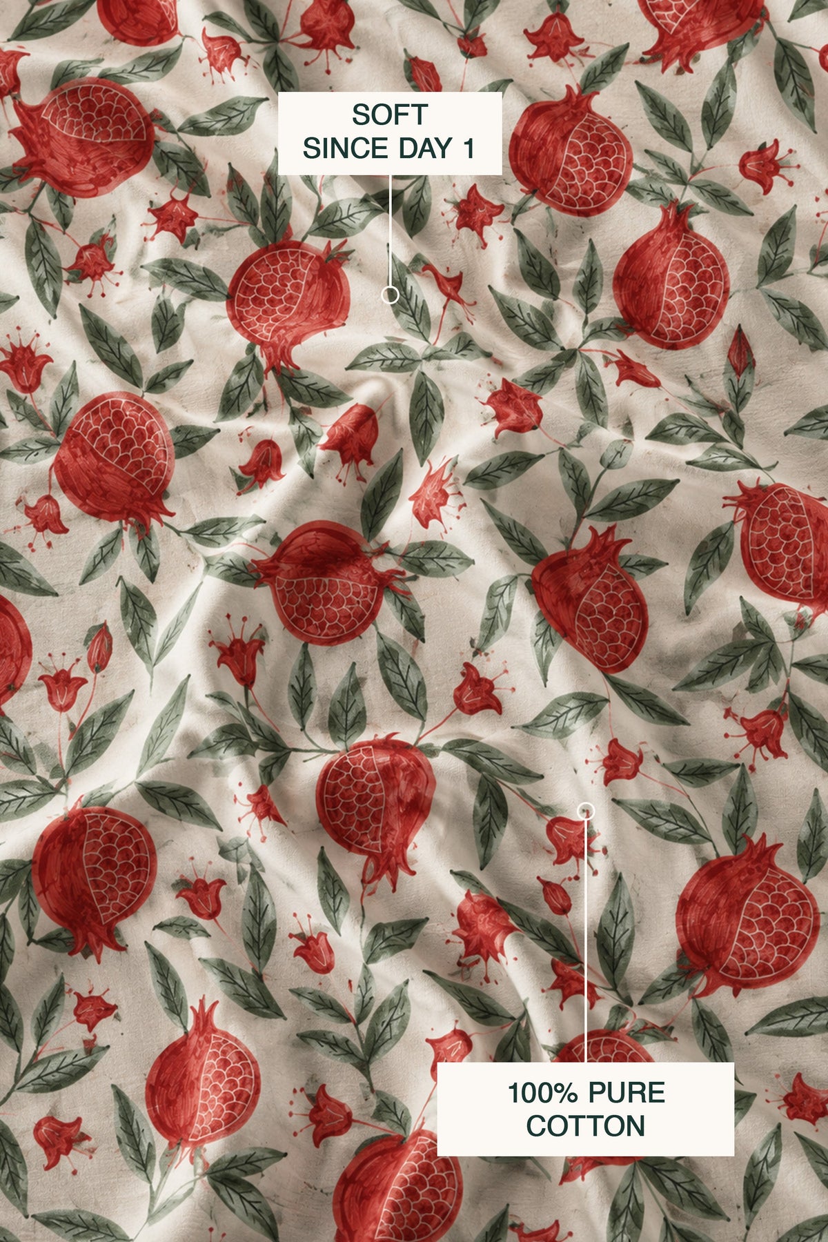 Pomme Noir Sateen Cushion Cover – view 3