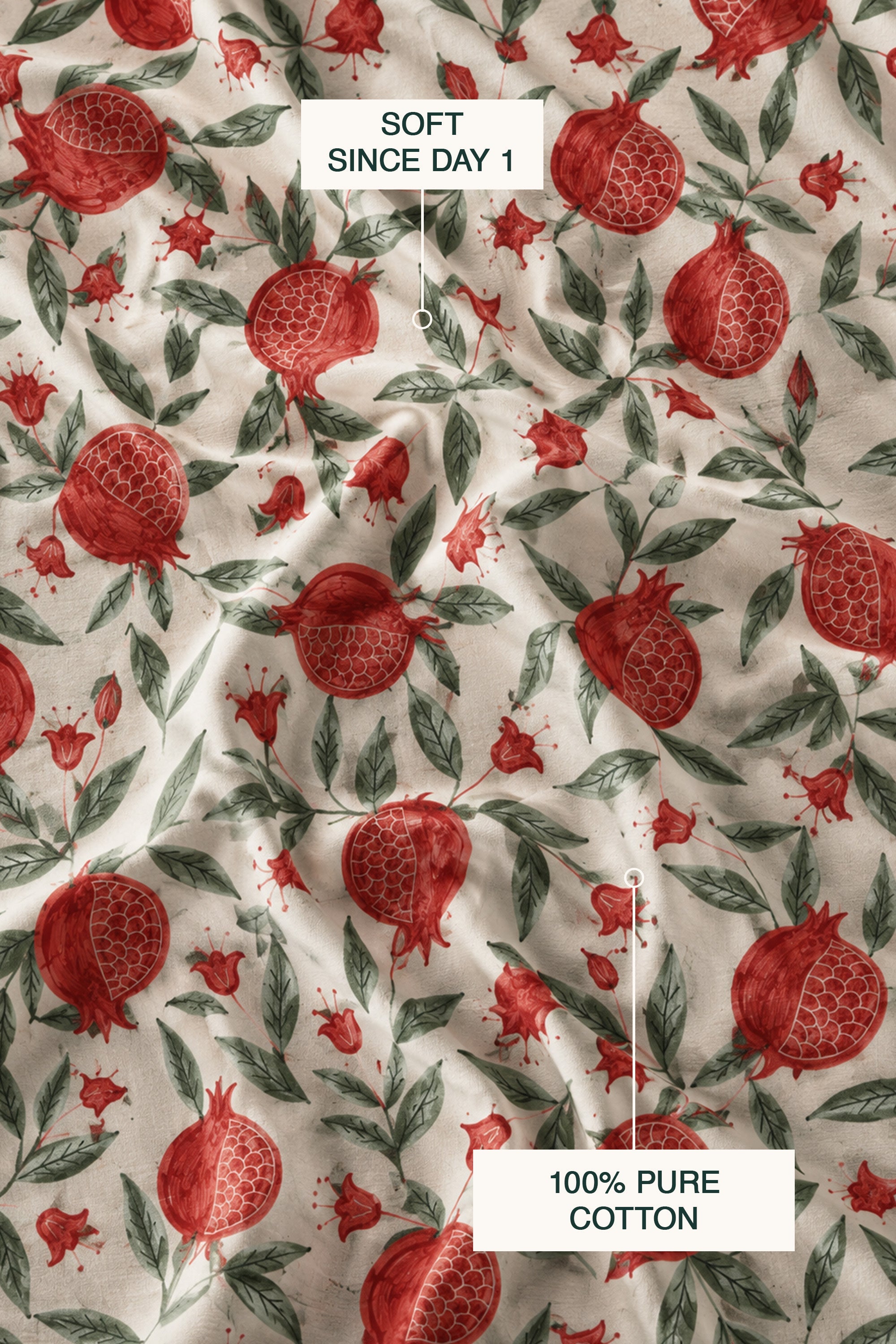 Pomme Noir Sateen Cushion Cover – view 3