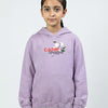 Girls Graphic Long Hoodie