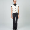Ladies V-Neck Sleeveless Sweater