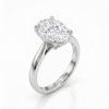 The Celeste Oval Solitaire Lab Diamond Ring